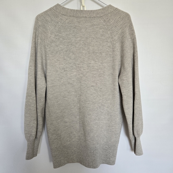 BABATON ARITZIA BESPOKE CARDIGAN WOMENS GRAY BUTTON DOWN (SMALL) - Picture 2 of 9